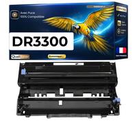 DR-3300 DR3300 Tambour compatible pour Brother DCP-8110DN DCP-8250DN HL-5440D HL-5450DN HL-5470DW MFC-8510DN Noir 30000 pages