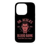 Dr. Acula's Blood Bank - Dracula - Vampire Effrayant Halloween Coque pour iPhone 14 Pro