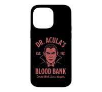 Dr. Acula's Blood Bank - Dracula - Vampire Effrayant Halloween Coque pour iPhone 14 Pro Max