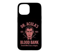 Dr. Acula's Blood Bank - Dracula - Vampire Effrayant Halloween Coque pour iPhone 15