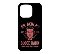 Dr. Acula's Blood Bank - Dracula - Vampire Effrayant Halloween Coque pour iPhone 15 Pro