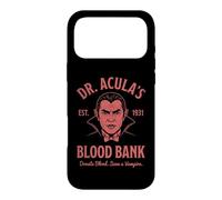 Dr. Acula's Blood Bank - Dracula - Vampire Effrayant Halloween Coque pour iPhone 17 Pro Max
