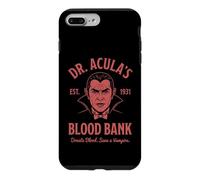 Dr. Acula's Blood Bank - Dracula - Vampire Effrayant Halloween Coque pour iPhone 7 Plus/8 Plus
