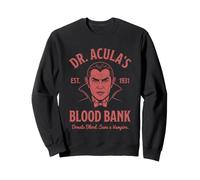 Dr. Acula's Blood Bank - Dracula - Vampire Effrayant Halloween Sweatshirt