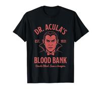 Dr. Acula's Blood Bank - Dracula - Vampire Effrayant Halloween T-Shirt