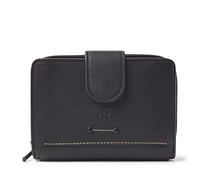 dR Amsterdam Portefeuille pour Femme - Portefeuille Classique en Cuir avec Protection RFID - Élégant et sûr pour Tous Vos Besoins de paiement - 93123 Black, Noir, S, Contemporain