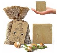 Dr.Ancient Barre de savon à l'argan bio naturel végétalien traditionnel fait à la main antique - anti-âge pour les femmes et les hommes, anti-rides - savons naturels purs !