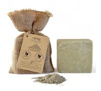 Dr.Ancient Barre de savon à l'argile biologique naturelle végétalienne traditionnelle faite à la main - Peeling minéral, exfoliant, minimiseur de pores, traite l'acné et la peau grasse