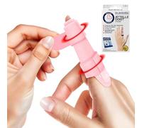 Dr. Arthritis - Attelle Doigt Rembourrée, Attelle Petit Doigt Cassé, Index, Majeur, Annulaire, Redresse, Immobilise, Guide Conçu par des Médecins Inclus [À l’Unité, Rose, L/XL]