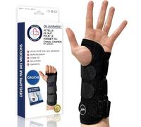 Dr. Arthritis Attelle Poignet de Nuit pour Syndrome du Canal Carpien, Tendinite Poignet, Orthese Poignet Dispositif Médical pour toutes les Mains [Gauche]