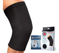 Dr. Arthritis Genouillère Sport Noire Conçue par des Médecins/Attelle genou/Genouillere Arthrose Genou et Soulagement Garanti pour Tendinite, Entorses, Blessures [Noir, Taille SXL]