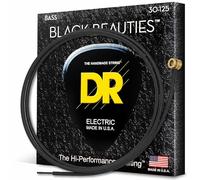DR B EXBK BKB6-30 Extra Black Beauties Jeu de cordes pour Basse 6 cordes