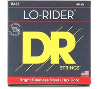 DR Strings Jeu de cordes pour basse électrique LLH-40 Lo Riders Steel
