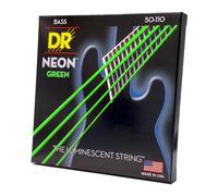 DR B NEON NGB-50 HiDef Jeu de cordes vertes pour Basse 6 cordes
