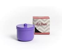 Dr. Bauer's Boîte de nettoyage avec insert | Boîte pour prothèse | Boîte pour dentier | Boîte pour prothèse avec insert | Boîte pour appareil dentaire pourpre (1 pièce)