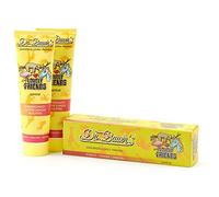Dr. Bauer's Lovely Friends Lot de 2 dentifrices avec motifs pailletés pour enfants et adultes, emballage durable, 90 ml par tube JUNGLE (2 x 90 ml)