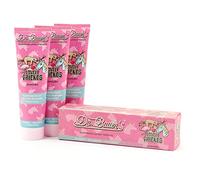 Dr. Bauer's Lovely Friends Lot de 3 dentifrices avec motifs pailletés, de nombreuses saveurs, dentifrice pour enfants et adultes, emballage durable, 90 ml par tube licorne (3 x 90 ml)