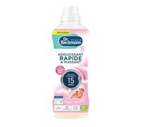 Dr. Beckmann Adoucissant Linge Peaux Sensibles - Assouplissant Textile Liquide Sans Parfum Cycle Court Dès 15 min - Testé Dermatologiquement, Label Ecarf - Bouteille 100% Recy 35 Lavages