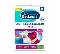 Dr. Beckmann – Lingettes anti-décoloration 3 en 1, Protection ultime, 26 lingettes