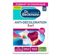 Dr. Beckmann Lingettes anti-décoloration 3en1 Protection ultime 50 lingettes Sans parfum