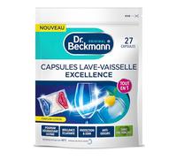 Dr. Beckmann - Capsules Lave-Vaisselle EXCELLENCE Tout en 1- citron - X27