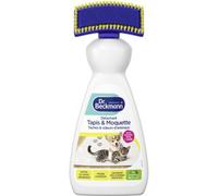 Dr. Beckmann Brosse Détachante Taches & Odeurs d'Animaux - Nettoyant Tapis & Moquette à l'Oxygène Actif - Détachant Urine, Selles & Vomi pour Chien & Chat - Brosse 2-en-1 650 ml