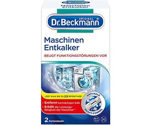 Dr. Beckmann détartrants pour machines contre le calcaire tenace, aide à prévenir les troubles de fonctionnement, 100 g