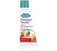 Dr. Beckmann - Diable Détacheur Sang & Protéines 50 ml - Détachant spécifique pour taches de sang, lait, œuf, crème glacée - Avec enzymes pour action puissante