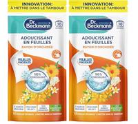 Dr. Beckmann Feuilles Magiques® - Adoucissant en Feuilles - Rayon d'Orchidée x30 Lavages (Lot de 2)
