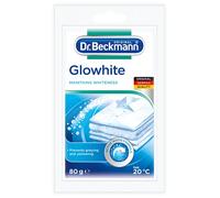 Dr. Beckmann Glowhite Blanchissant textile 80 g Élimine la décoloration et combat le jaunissement des cheveux gris Obtenez le linge blanc plus blanc Fabriqué en Allemagne