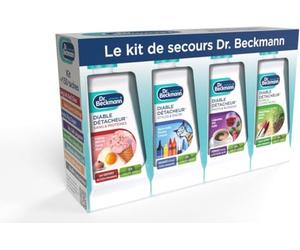 Dr. Beckmann - Kit de Secours - 8 Détachants linge Diables - 8x50ml | Détachant textile - 8 Diables Détacheurs - Tout Textile- toutes tâches du quotidien - Sans eau de javel - Blanchisserie
