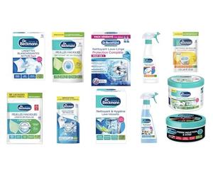 Dr. Beckmann Kit Ultime Maison & Linge :20 Feuilles Magiques Lessive + Sols + WC, Adoucissant, Nettoyant Lave-Linge & Lave-Vaisselle,Pierre de Nettoyage et Détachant Textile - Pack Complet 11 Produits