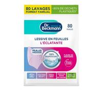Lessive DR BECKMANN en feuilles L'éclatante x80