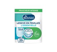 Dr. Beckmann Lessive Feuilles Magiques, Fraîcheur Intense, 25 Lavages, 25 Feuilles