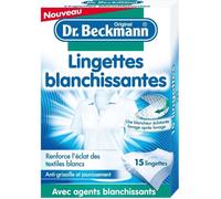 DR BECKMANN Lingettes blanchissantes x15