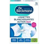 Dr. Beckmann Lingettes blanchissantes – 15 pièces