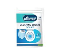 Dr. Beckmann Lot de 20 feuilles de nettoyage hygiénique pour toilettes | Nettoyage facile au quotidien | Brise océanique