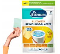 Dr.Beckmann Feuilles nettoyantes tous usages Été Citron 2 x 20 feuilles