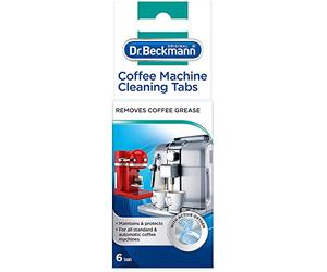 Dr. Beckmann Lot de 6 tablettes de nettoyage pour machine à café