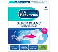 Dr Beckmann - Nettoyant Super Blanc Reblanchisseur 4x40g