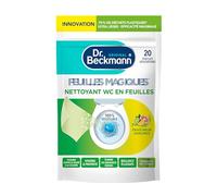 Dr. Beckmann - Nettoyant WC En Feuilles Magiques - Produit Toilette Puissant Contre La Saleté et Le Calcaire - Désodorisant WC Qui Élimine les Mauvaises Odeurs - Fraicheur Agrumes x 20 Feuilles