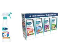 Dr. Beckmann Pack Expert Détachage : Kit de Secours (8 Détachants Spécifiques) + Détachant Déo & Sueur 250ml - Ultra Efficace sur Traces Jaunes & Blanches - Sans Javel - Tous Textiles - Soin Linge Com
