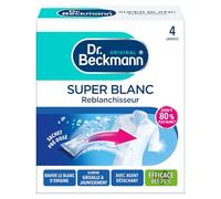 Nettoyant DR BECKMANN Super Blanc Reblanchisseur 4x40g