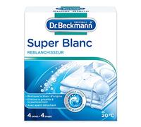 Dr. Beckmann - Poudre Sachet Super Blanc reblanchisseur - 4 Sachets X 40g [L'emballage peut varier]