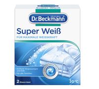 Dr.Beckmann Super Blanc 1 Pack 2x 40g pour Maximale Weisskraft Tous Textiles