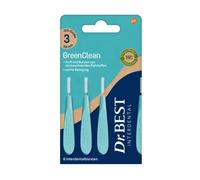Dr.BEST GreenClean Lot de 6 brossettes interdentaires Taille 3 pour un nettoyage en douceur des espaces interdentaires