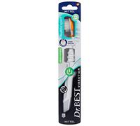 Dr.BEST Vibration Multi Expert Brosse à Dents Moyenne (1 pièce) pour un nettoyage en profondeur à 3 zones