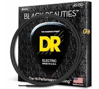 DR Strings Cordes pour basse Black Beauties 5 cordes 45-130