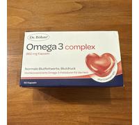 Dr. Böhm Omega 3 Complex 60 Capsules Aide Cardio-Vasculaire complément alimenta