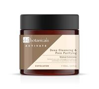 Dr Botanicals Activate - Exfoliant naturel pour le visage avec poudre de coquille de noix pour une peau plus lisse et plus claire - Élimine en douceur les peaux mortes et débouche les pores 60 ml